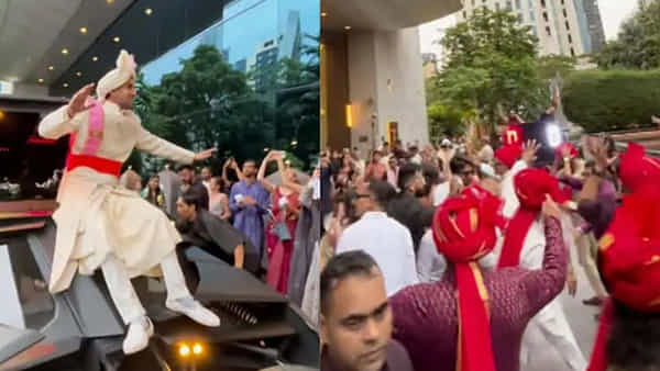 Watch: వార్నీ.. పెళ్లి కొడుకు వింత ఎంట్రీ అదుర్స్.. వీడియో చూస్తే షాక్ అవ్వాల్సిందే..