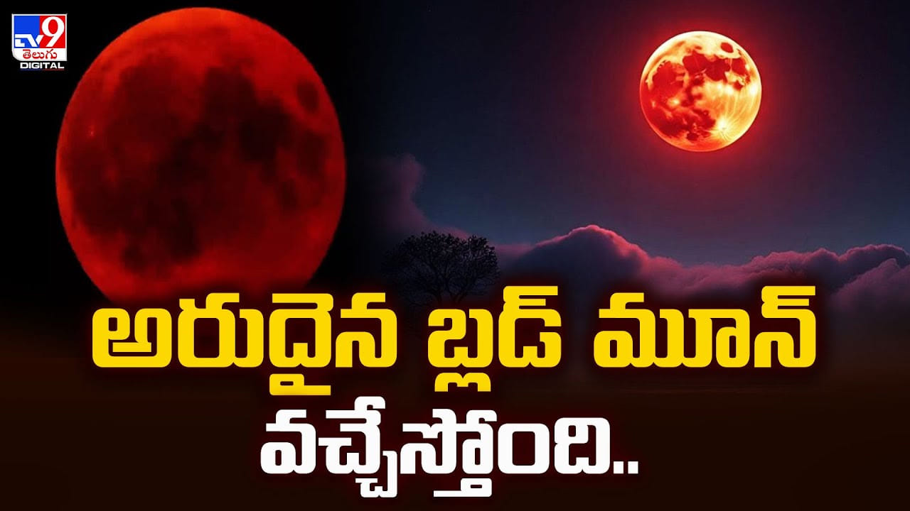 ఆకాశంలో అరుదైన దృశ్యం.. అరుదైన బ్లడ్ మూన్ వచ్చేస్తోంది