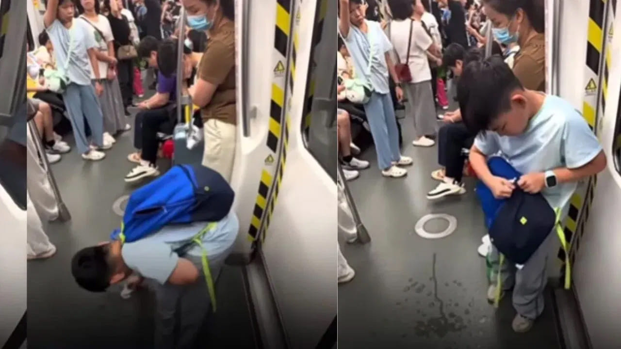 Viral Video: బాధ్యత వయసుతో రాదు.. తల్లిదండ్రుల పెంపకంతో వస్తుంది.. మెట్రో రైల్ లో బాలుడి చేసిన పనికి ప్రశంసల వర్షం..