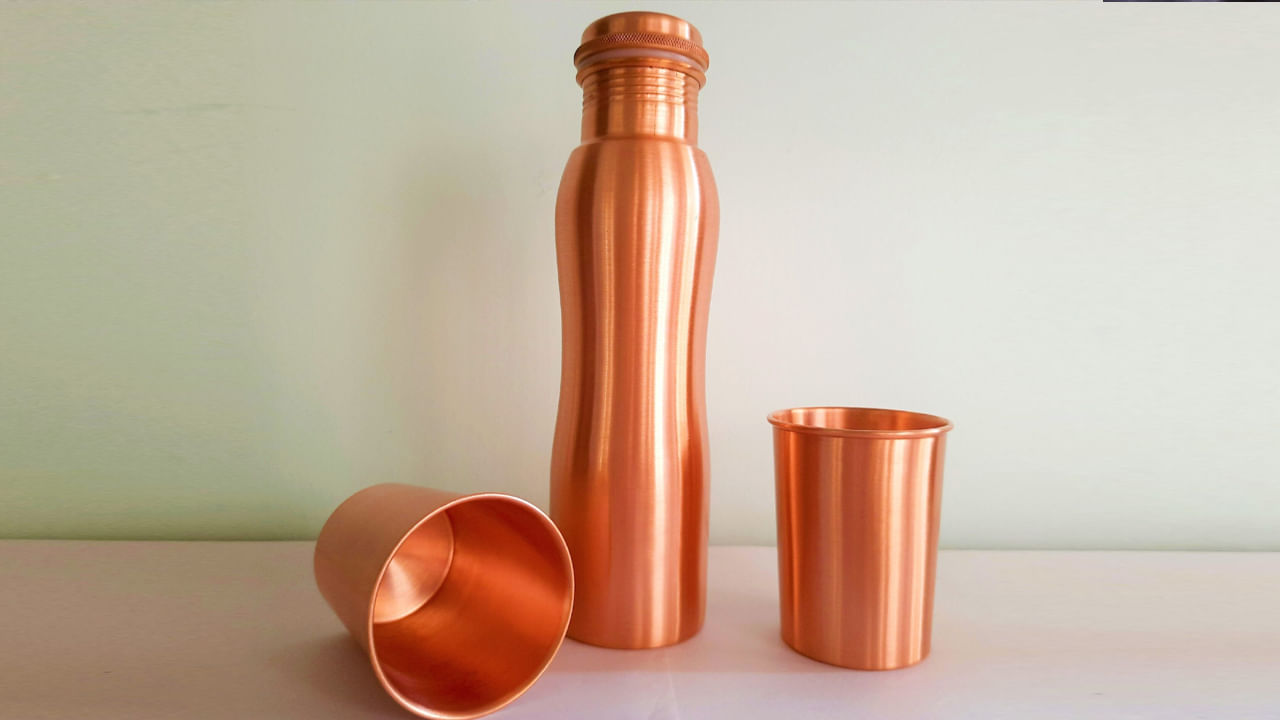 Copper Bottle Set