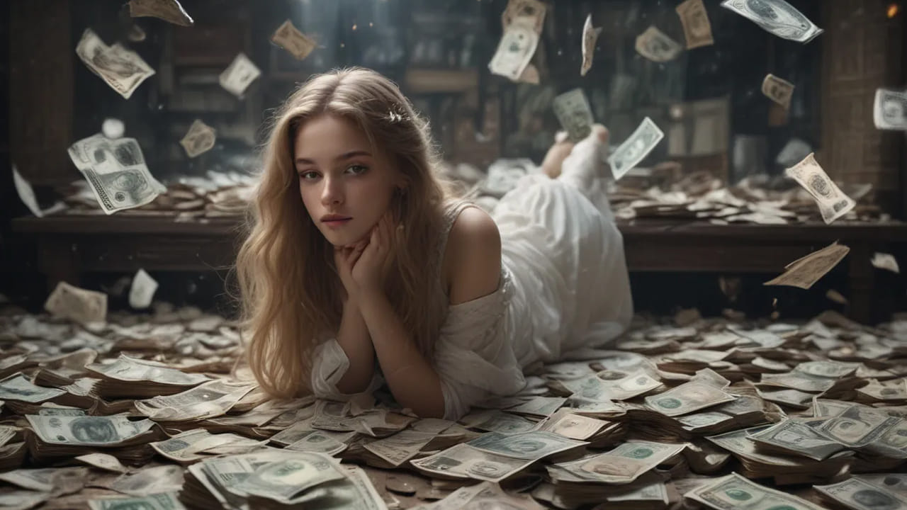 కలలో డబ్బు కనిపించడం అంటే కొత్త అవకాశాలు, ఇది ఊహించని లాభాలను సూచిస్తుంది. అది ఆర్థిక, వ్యక్తిగత వృద్ధిని సూచిస్తుంది. డబ్బును కోల్పోయే కలలు ఆర్థిక అస్థిరత, వ్యక్తిగత నష్టాల భయాన్ని సూచిస్తాయి. కలలో లాటరీని గెలవడం అనేది పరిస్థితులలో తీవ్రమైన మార్పు కోసం కోరిక, అభివ్యక్తి కావచ్చు. అధిక సంపద, ఐశ్వర్యం కలలు మరింత సౌకర్యవంతమైన జీవితం కోసం ఆకాంక్షలు, ఆశయాలు, కోరికలను బహిర్గతం చేస్తాయి. 