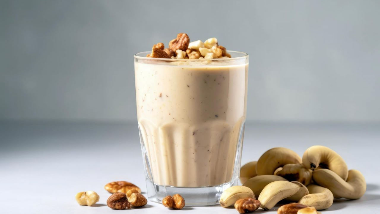 Dry Fruit Milk Shake Glass