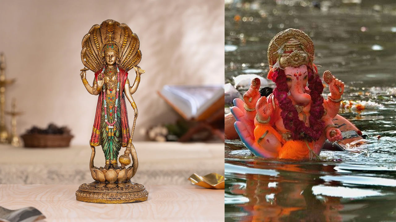 విష్ణువును భక్తితో స్మరిస్తూ, గణేశుడిని ప్రియమైన రూపంగా నిమజ్జినం చేయడం జీవిత సారాంశాన్ని సూచిస్తుంది. విష్ణువును విశ్వానికి తండ్రిగా స్మరిస్తూ గణేశుడికి వీడ్కోలు చెప్పడం ద్వారా, వదిలివేయడం నష్టం కాదని, అది కొనసాగింపు అని మనకు గుర్తు చేయబడింది.