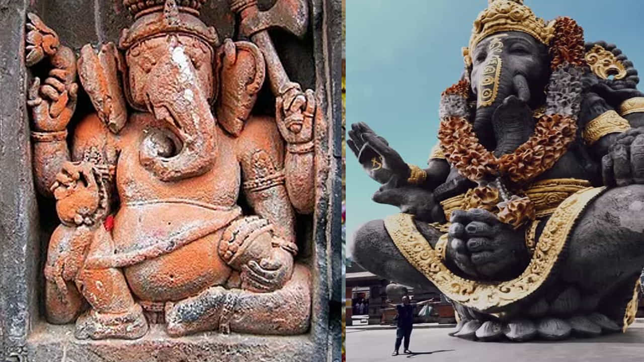 మంగోలియాలో గణేశుడు: ఈ దేశంలో కొన్ని బౌద్ధ ఆచారాలలో గణేశుడిని పుజిస్తారు. అక్కడ ఆయనను రక్షకుడిగా , అదృష్ట దేవతగా భావిస్తారు.
