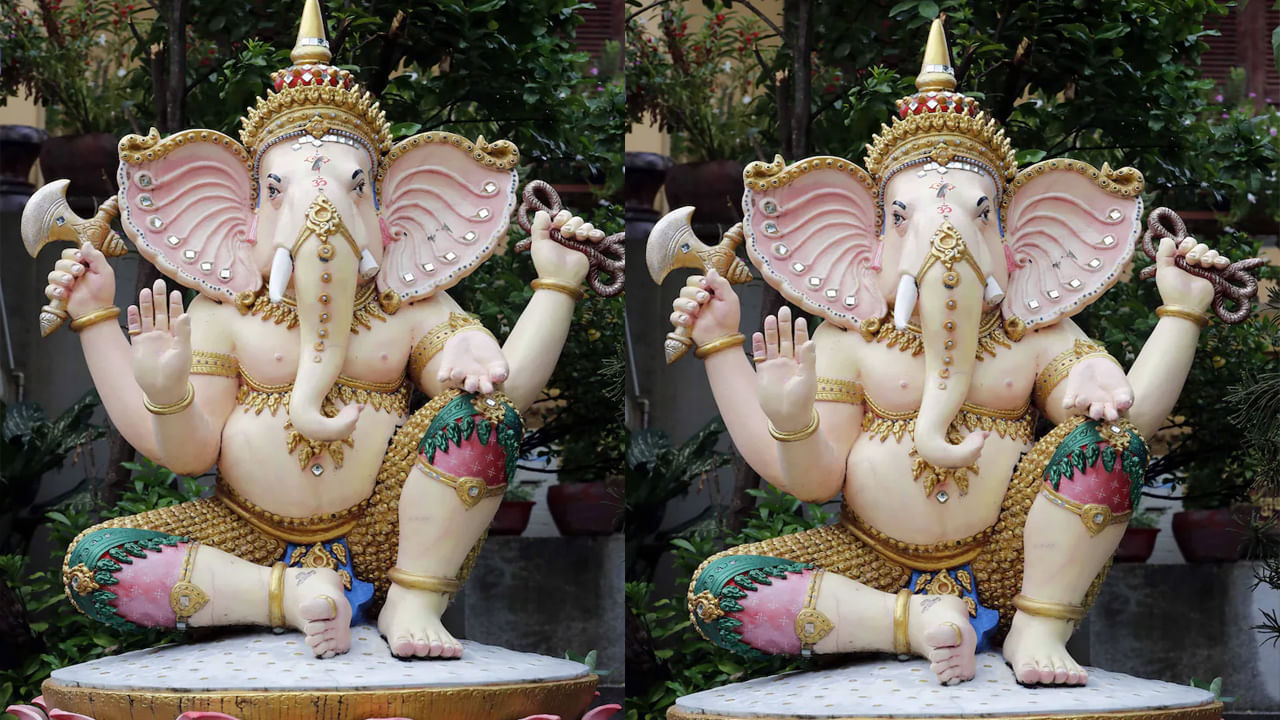 
కంబోడియాలో గణేశుడు: హిందూ మతంలో గణపతి పూజకు అత్యంత ప్రాముఖ్యత ఉంది. అంగ్కోర్ వాట్ వంటి పురాతన దేవాలయాలలో వినాయక విగ్రహం కనిపిస్తుంది. ఆయన శ్రేయస్సుతో ముడిపడి ఉంది. చేపట్టిన పని విజయం కోసం ప్రార్థిస్తారు. 