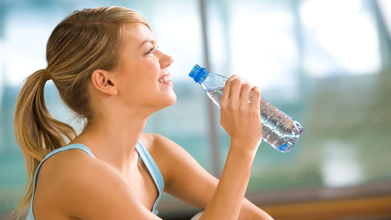 Girl Drinking Water
