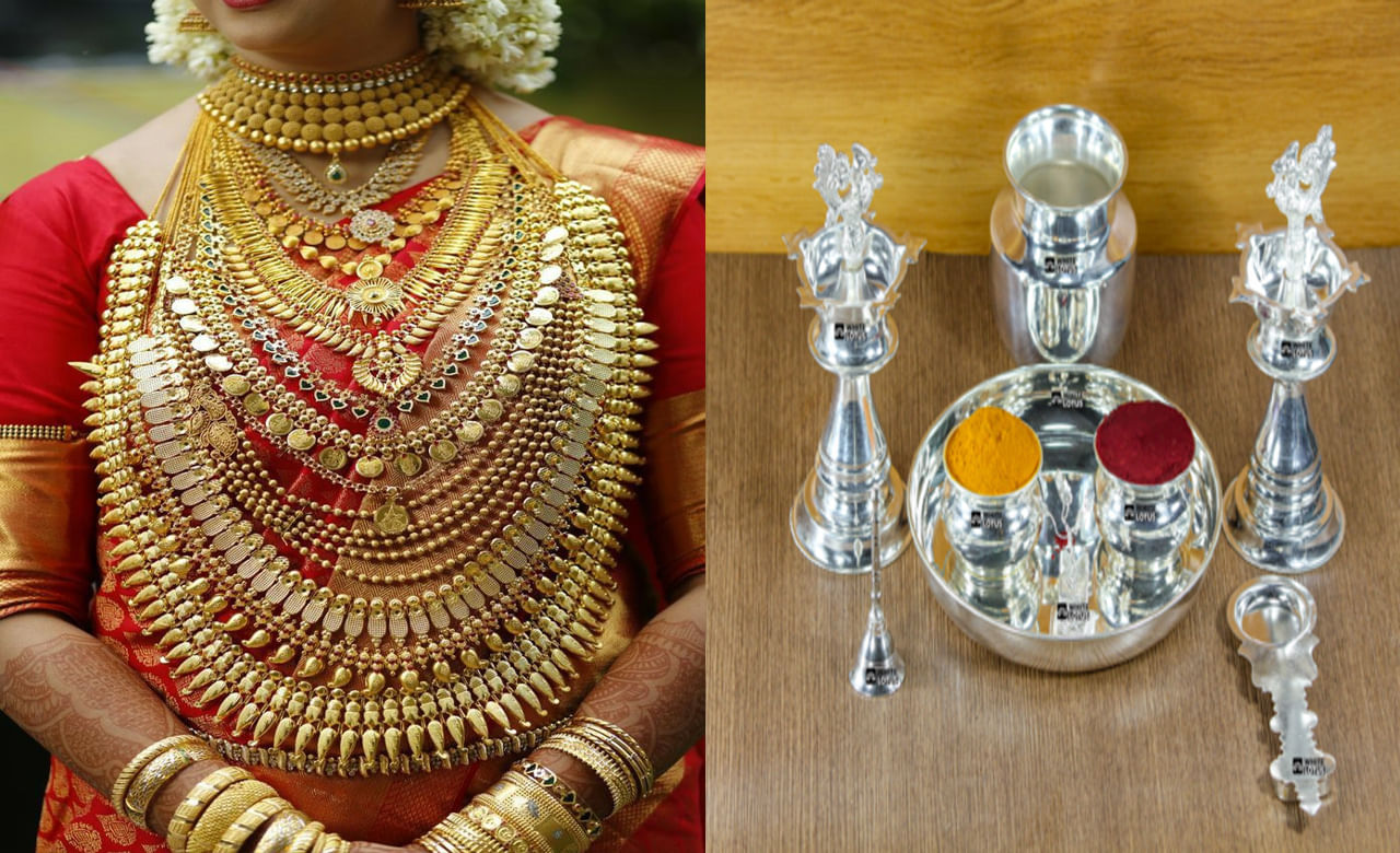 Gold and Silver Price Today: పసిడి ప్రియులకు షాక్ ఇస్తున్న పసిడి ధర.. స్వల్పంగా తగ్గిన వెండి ధర.. నేటి ప్రధాన నగరాల్లో ఎలా ఉన్నాయంటే..