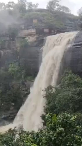వావ్.. కనువిందు చేస్తున్న గుండాల జలపాతం