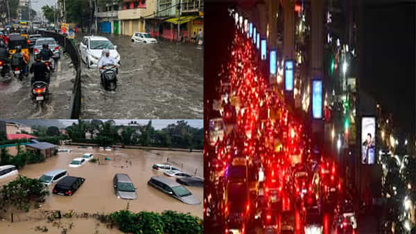 Heavy Rains: హైదరాబాద్లో దంచికొడుతున్న వర్షం.. పలు చోట్ల కరెంట్ కట్.. రోడ్లపై భారీగా వరదనీరు..