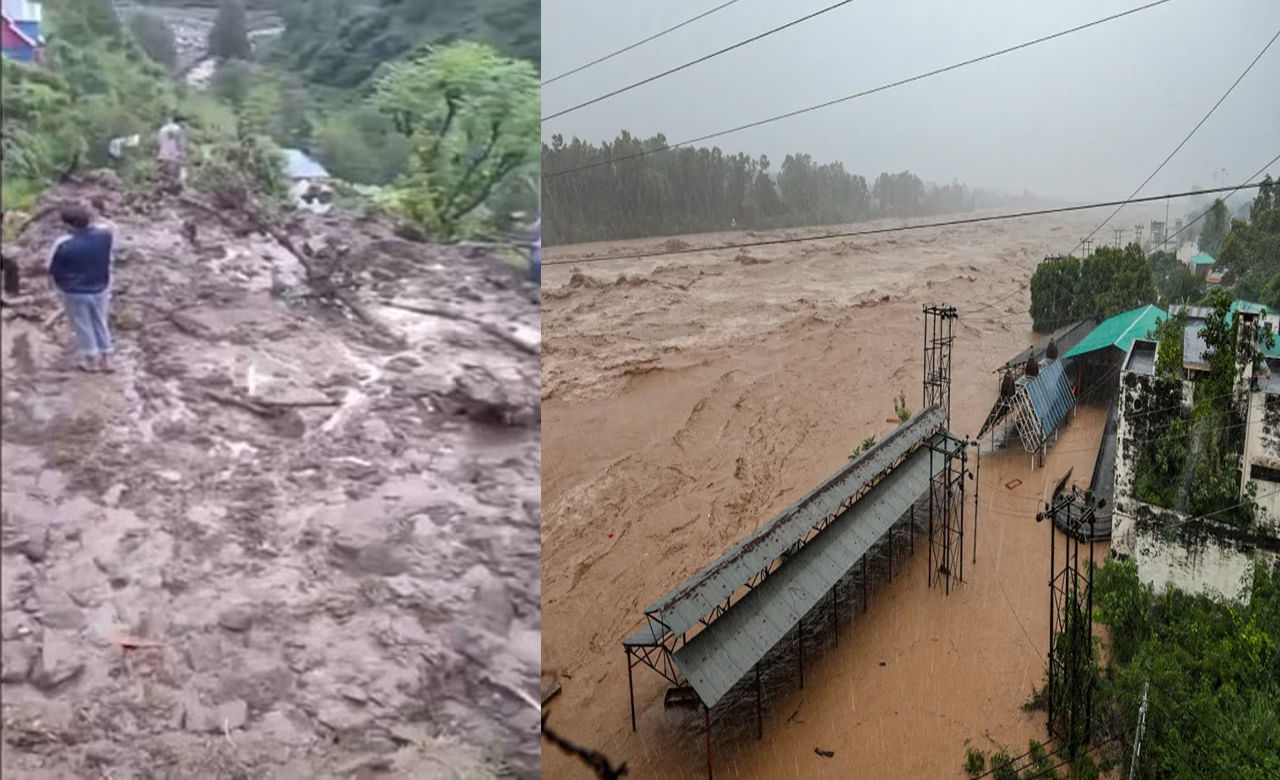 Cloudburst in J&K: మళ్ళీ కశ్మీర్లో మేఘాల విస్ఫోటన.. ముగ్గురు మృతి.. పలువురు గల్లంతు.. కొట్టుకు పోయిన ఇళ్లు..