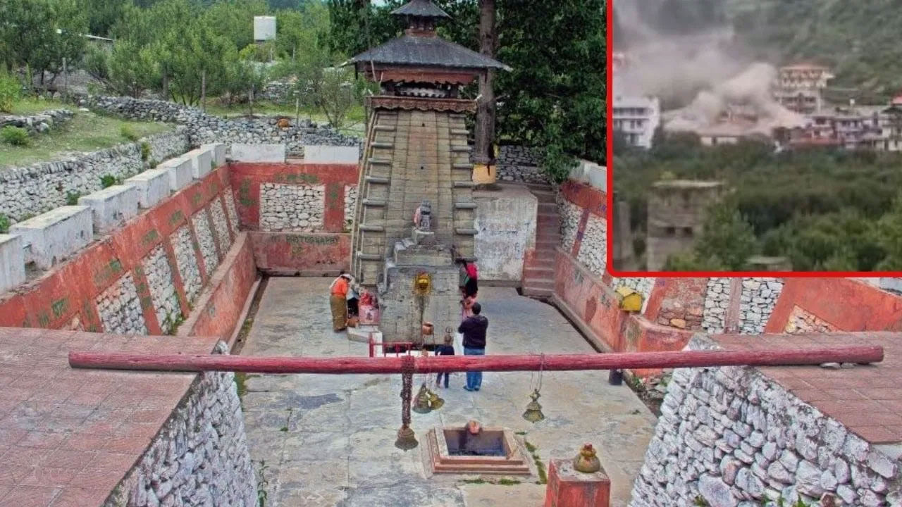 Dharali Tragedy Video: క్లౌడ్‌బరస్ట్‌లో మునిగిన పాడవులు కట్టించిన దేవాలయం... 80 ఏళ్ల కింద తవ్వకాల్లో వెలుగుచూసిన శివాలయం