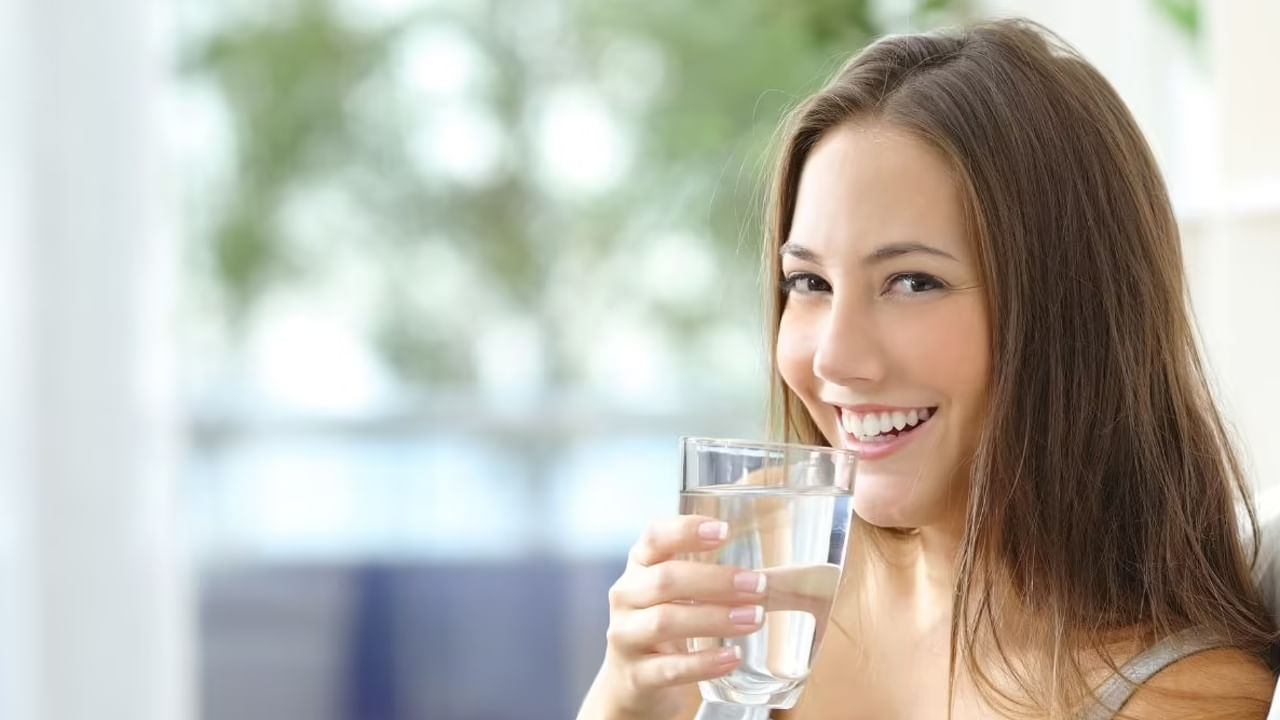 Lady Drinking Water