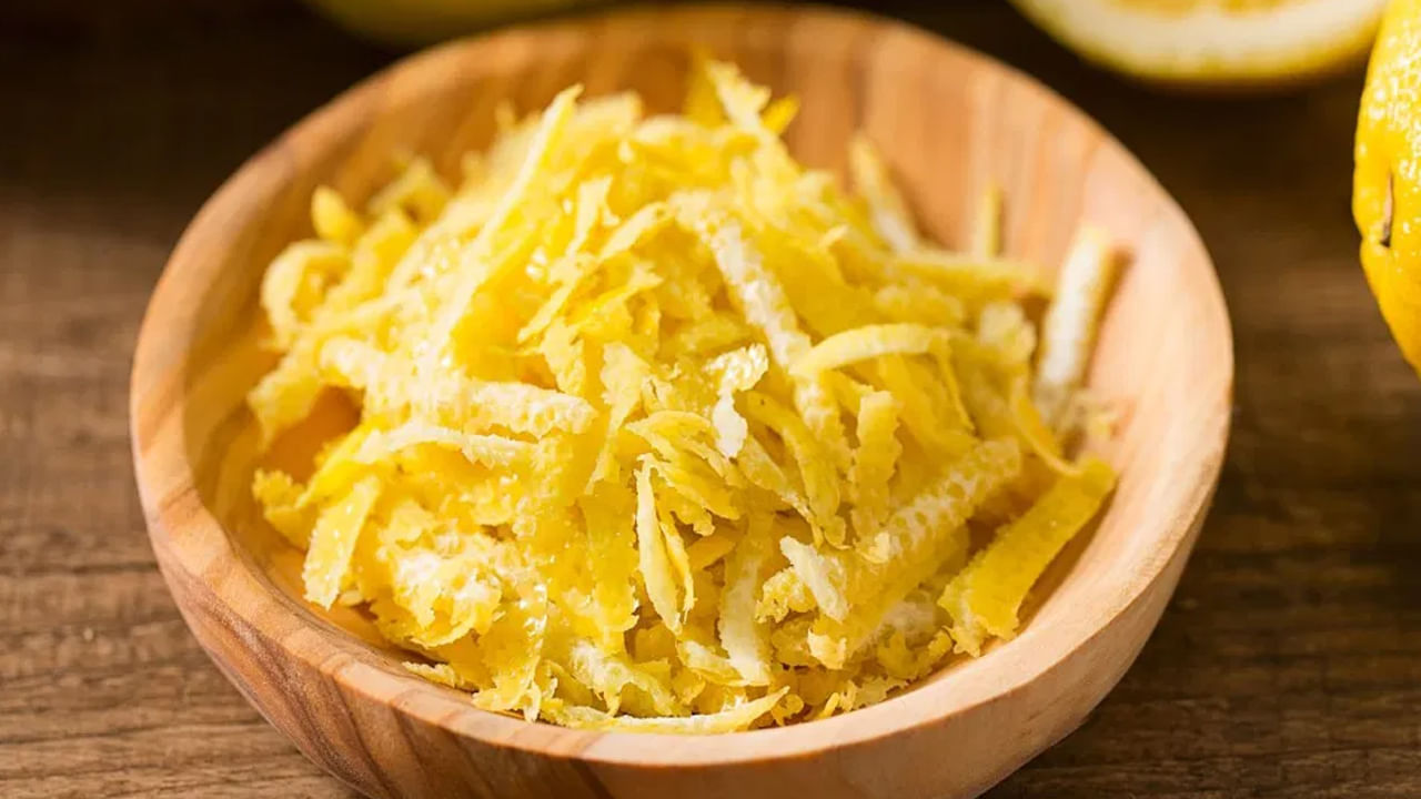 Lemon Peel In Bowl