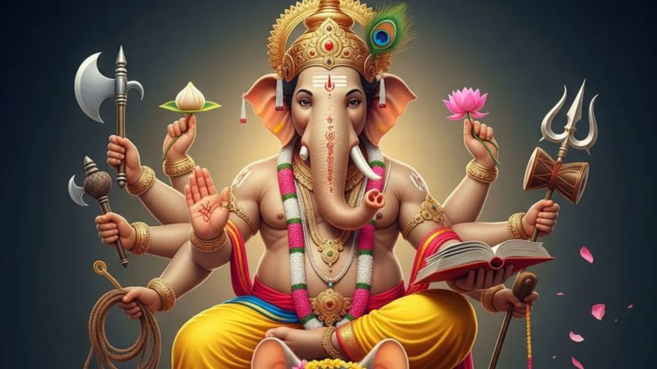 గణేశుడి తొండం దగ్గర ఉన్న ఒక దంతం.. పూర్తిగా ఉంటుంది.. ఒక వైపు దంతం విరిగి పోయి కనిపిస్తుంది. అంతేకాదు ఆ విరిగిన దంతం అతని చేతుల్లో ఉండడం అనేక చిత్రాల్లో లేదా విగ్రహాలలో చూసే ఉంటారు. అది ఒక ఆయుధంగా మారింది. అయితే ఇప్పుడు గణేశుడి దంతం ఎలా విరిగిందని ఆలోచిస్తున్నారా? దీనికి గల కారణం.. పురాణం కథ ఏమిటంటే.. 
