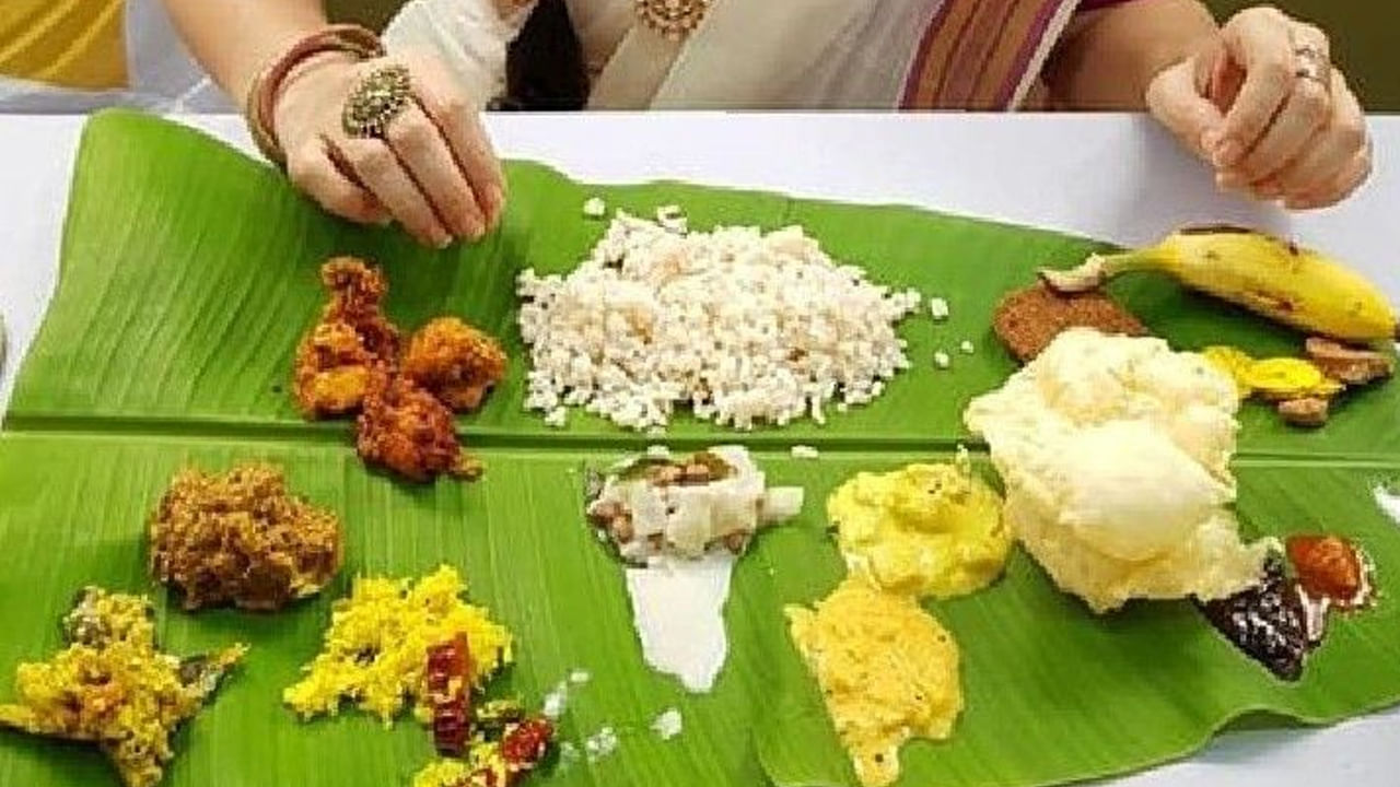Lunch In Banana Leaf