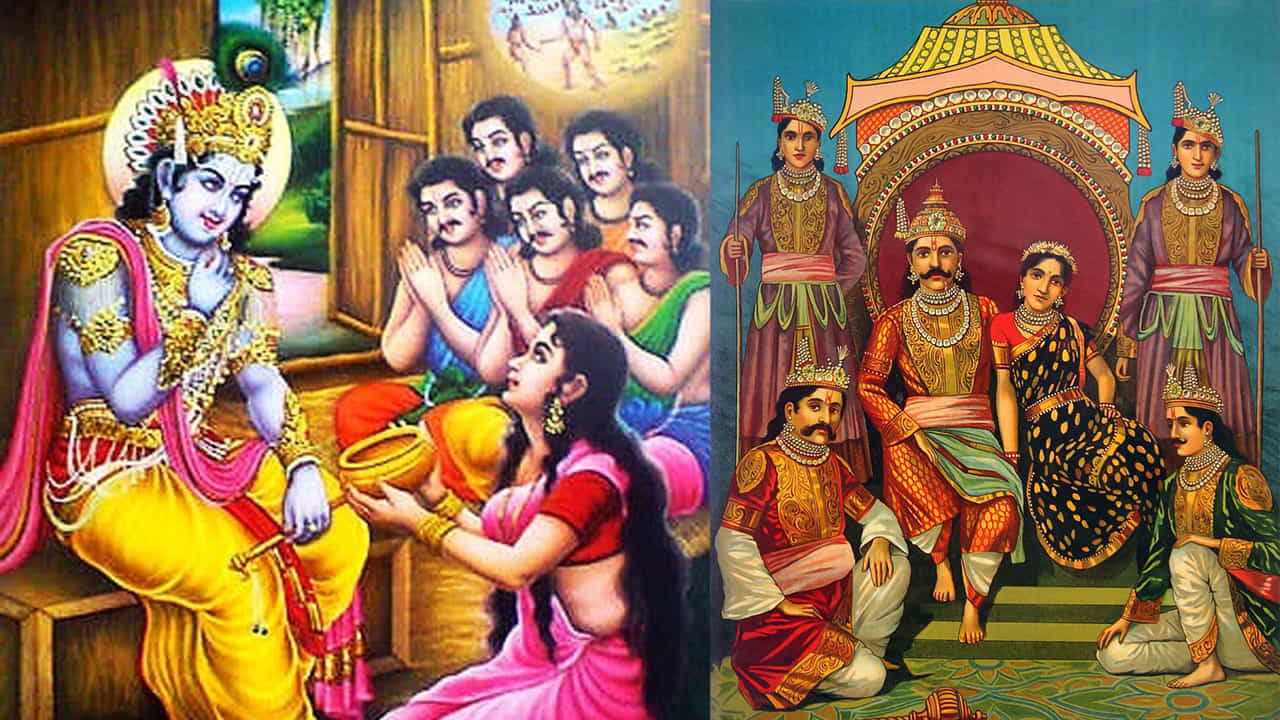 అనంత చతుర్దశి అనేది భారతదేశ ఆధ్యాత్మిక సంప్రదాయాలను కలిపే ఒక పండుగ. దాని మూలాల గురించి అనేక కథలు ఉన్నాయి. మహాభారతంలో, పాండవుల వనవాస సమయంలో అనంత ప్రతిజ్ఞను పాటించమని శ్రీకృష్ణుడు యుధిష్ఠిరుడికి సలహా ఇస్తాడు. 12 సంవత్సరాల వనవాసం, 13వ సంవత్సరం అజ్ఞాతవాసం తర్వాత, అనంతుని ప్రతిజ్ఞ వారు కోల్పోయిన రాజ్యాన్ని తిరిగి పొందడంలో సహాయపడుతుందని చెప్పబడింది. 