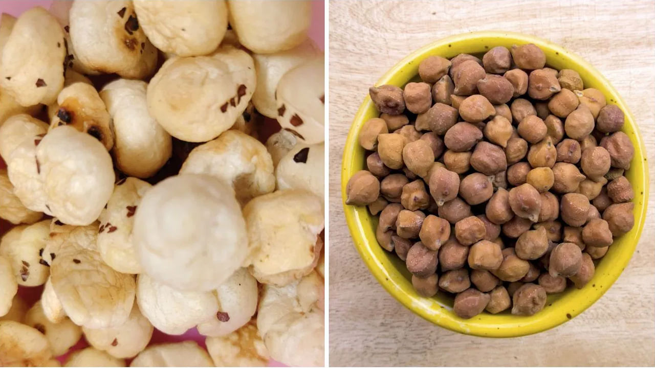 Health Tips: మఖానా Vs చనా.. రెండింటిలో ఆరోగ్యానికి ఏది మంచిదో తెలుసా..?