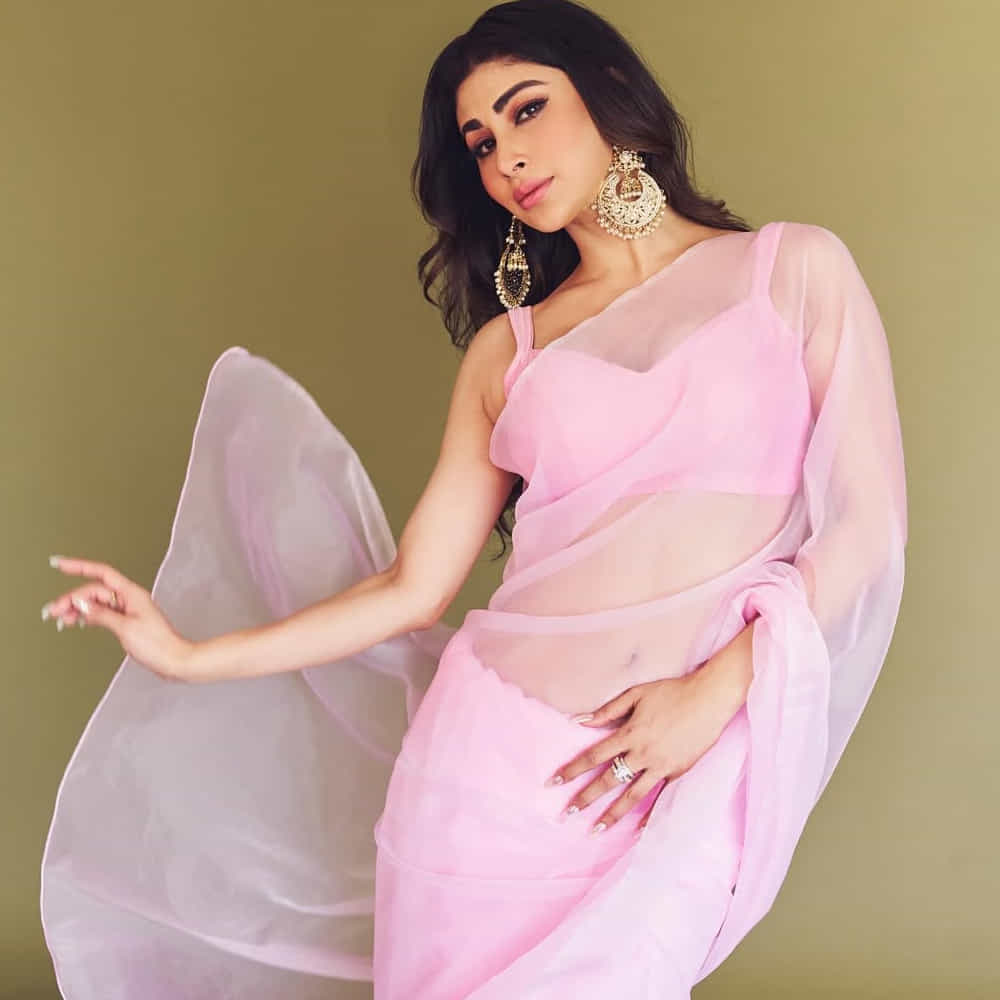 నిత్యం గ్లామర్ ఫోజులతో నెట్టింట మాయ చేస్తుంది. తాజాగా ఈ బ్యూటీ పింక్ కలర్ శారీలో షేర్ చేసిన ఫోటోస్ ఆకట్టుకుంటున్నాయి. షాకింగ్ ఫిట్నెస్ లుక్ లో.. పింక్ శారీలో మ్యాజిక్ చేస్తుంది మౌనీ రాయ్. కెరీర్ తొలినాళ్లల్లో బ్యాగ్రౌండ్ డ్యాన్సర్ గా పనిచేసిన మౌనీ రాయ్.. ఇప్పుడు స్పెషల్ పాటలకు కేరాఫ్ అడ్రస్ గా మారింది.
