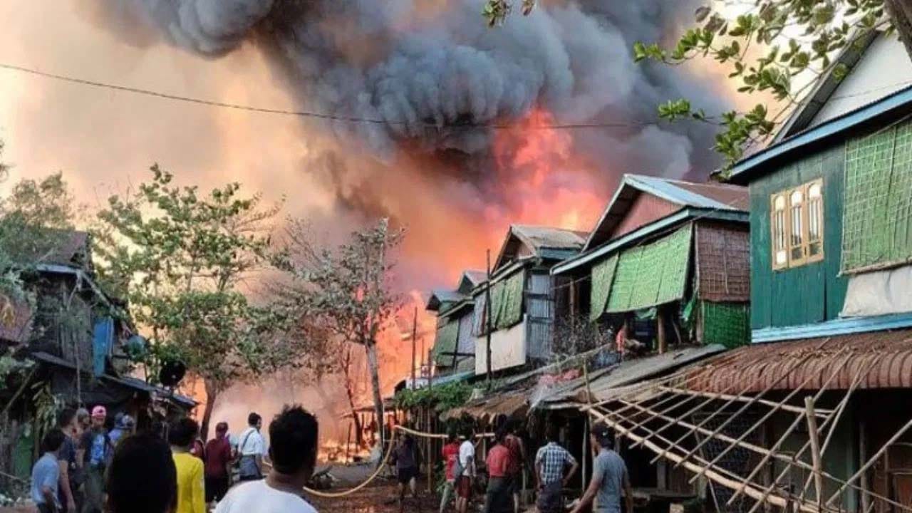 సొంత దేశంలోని వజ్రాల నగరంపై వైమానిక దాడికి పాల్పడ్డ మయన్మార్ సైన్యం