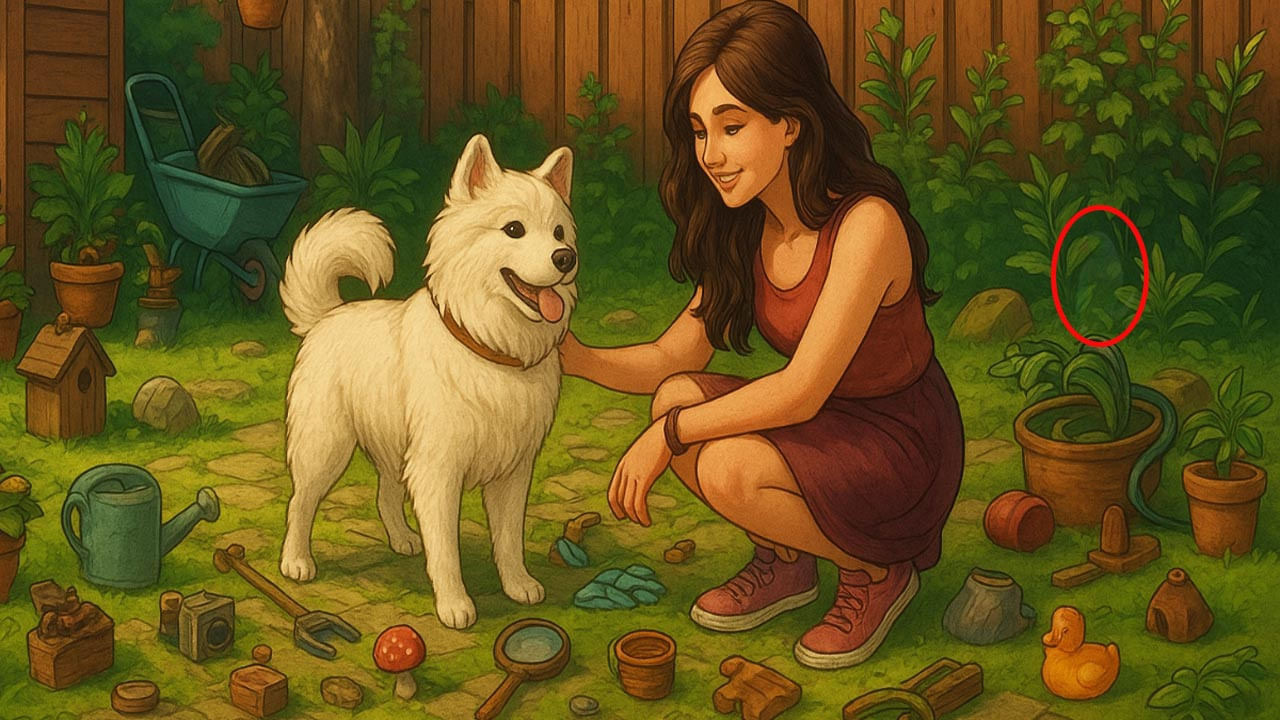 ఏమైంది రామ చిలుక దొరకడం లేదా? అయితే కంగారు పడకండి. ఇప్పుడు మనం ఈ ఆప్టికల్ ఇల్యూషన్కు సంబంధించిన జవాబు ఎక్కడుందో వెతుకుదాం. పై చిత్రంలో బాలిక కనిపిస్తుందా? ఆమె వెనుకాల ఓ మొక్కల కుండీ కనిపిస్తుందా? దాని వెనకాల చాలా మొక్కలు ఉన్నాయి. అయితే అందులోనే గ్రీన్ కలర్లో ఓ రామ చిలుక కనిపిస్తుంది. ఇలాంటి ఆప్టికల్ ఇల్యూషన్స్ సాల్వ్ చేయడం ద్వారా బ్రెయిన్ సామార్థ్యం పెరగడమే కాకుండా, మానసిక ప్రశాంతత లభిస్తుంది.