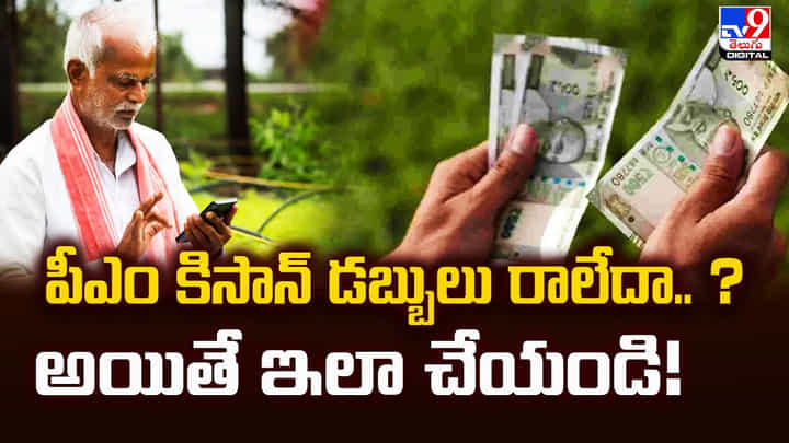 పీఎం కిసాన్ డబ్బులు రాలేదా? అయితే ఇలా చేయండి పీఎం కిసాన్ డబ్బులు రాలేదా? అయితే ఇలా చేయండి