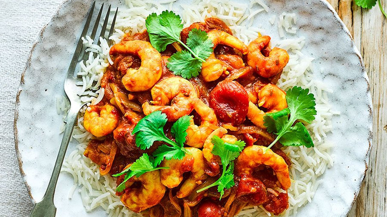 Prawns Curry In Plate