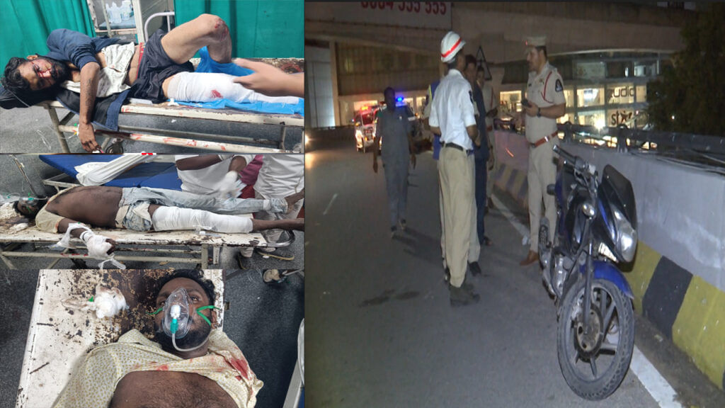 Punjagutta Flyover Accident