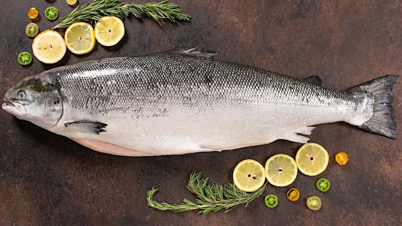 సాల్మన్ (Salmon).. ప్రపంచవ్యాప్తంగా బాగా ప్రాచుర్యం పొందిన సాల్మన్‌ లో ఒమేగా 3 అత్యంత సమృద్ధిగా ఉంటుంది. దాదాపు 110 గ్రాముల సాల్మన్ చేపలో 4000 mg ఒమేగా 3 ఫ్యాటీ యాసిడ్స్ ఉంటాయి. ఇది గుండెతో పాటు చర్మం, మెదడు ఆరోగ్యానికి కూడా సహాయపడుతుంది.