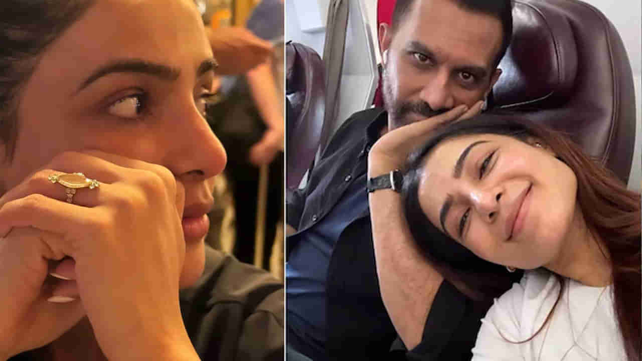 Samantha: హీరోయిన్ సమంత వేలికి స్పెష‌ల్ రింగ్.. ఫొటోస్ వైరల్.. నెటిజన్ల రియాక్షన్స్ వైరల్