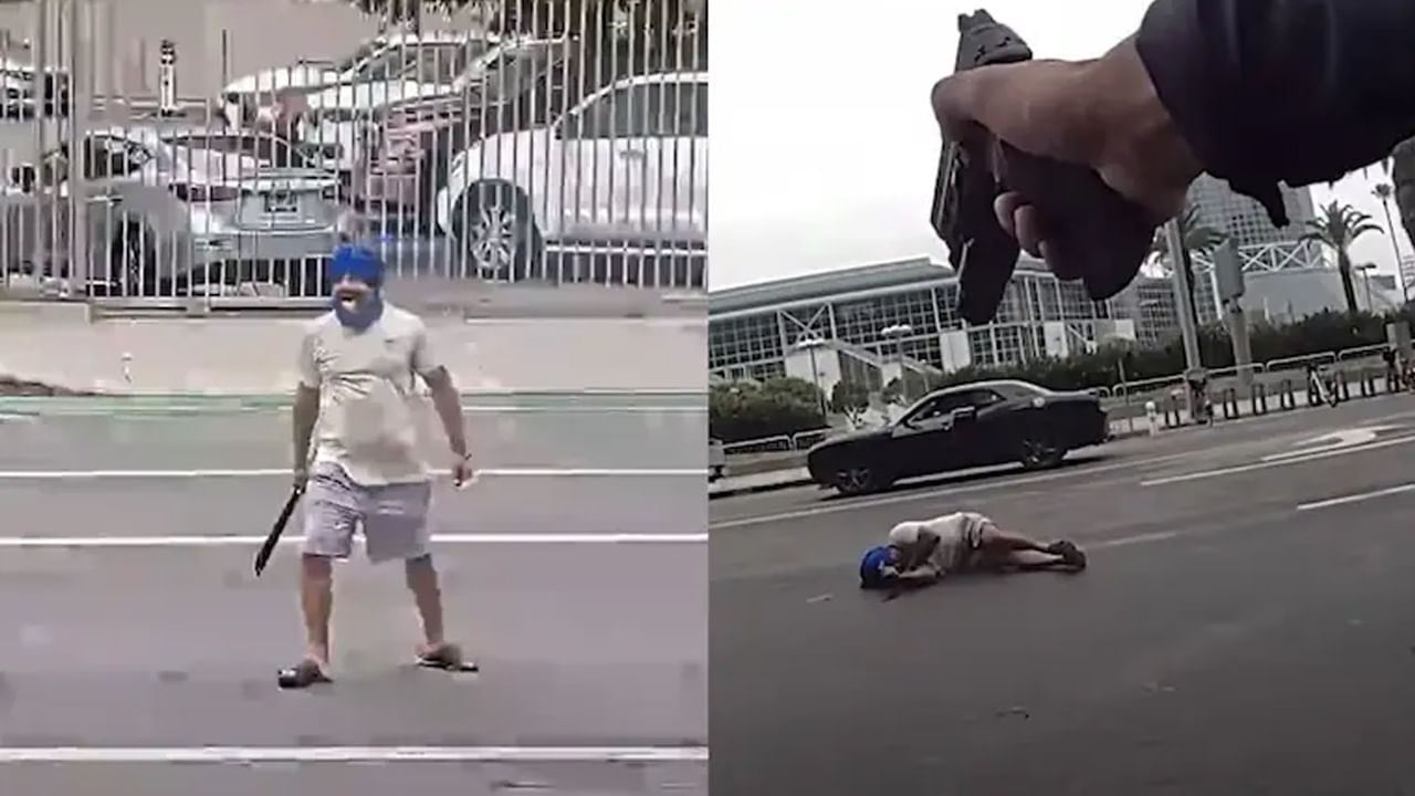 Video: రోడ్డుపై కత్తితో గురుప్రీత్‌ సింగ్‌ హల్చల్‌.. కాల్చి చంపిన పోలీసులు!