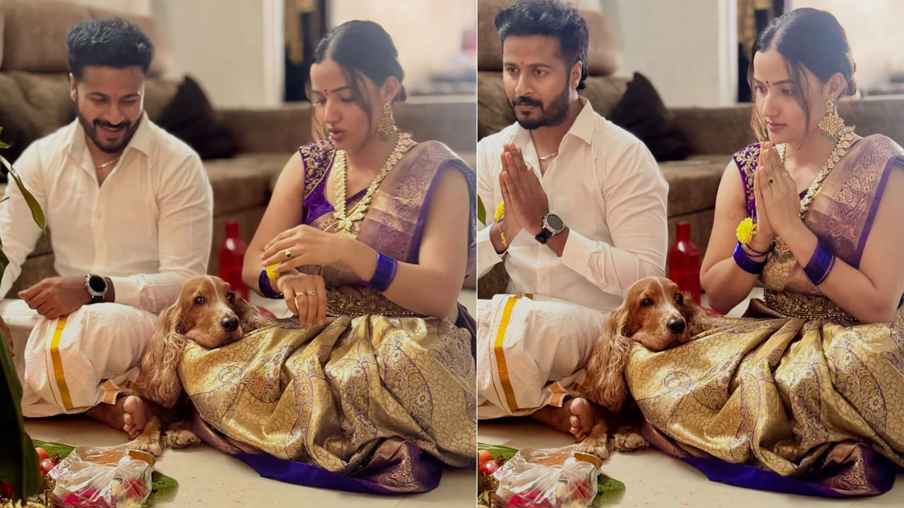 Siri Hanumanthu: పెళ్లి కాకుండానే.. ప్రియుడితో కలిసి 'వరలక్ష్మి వ్రతం' చేసిన బిగ్ బాస్ బ్యూటీ.. ఫొటోస్ వైరల్