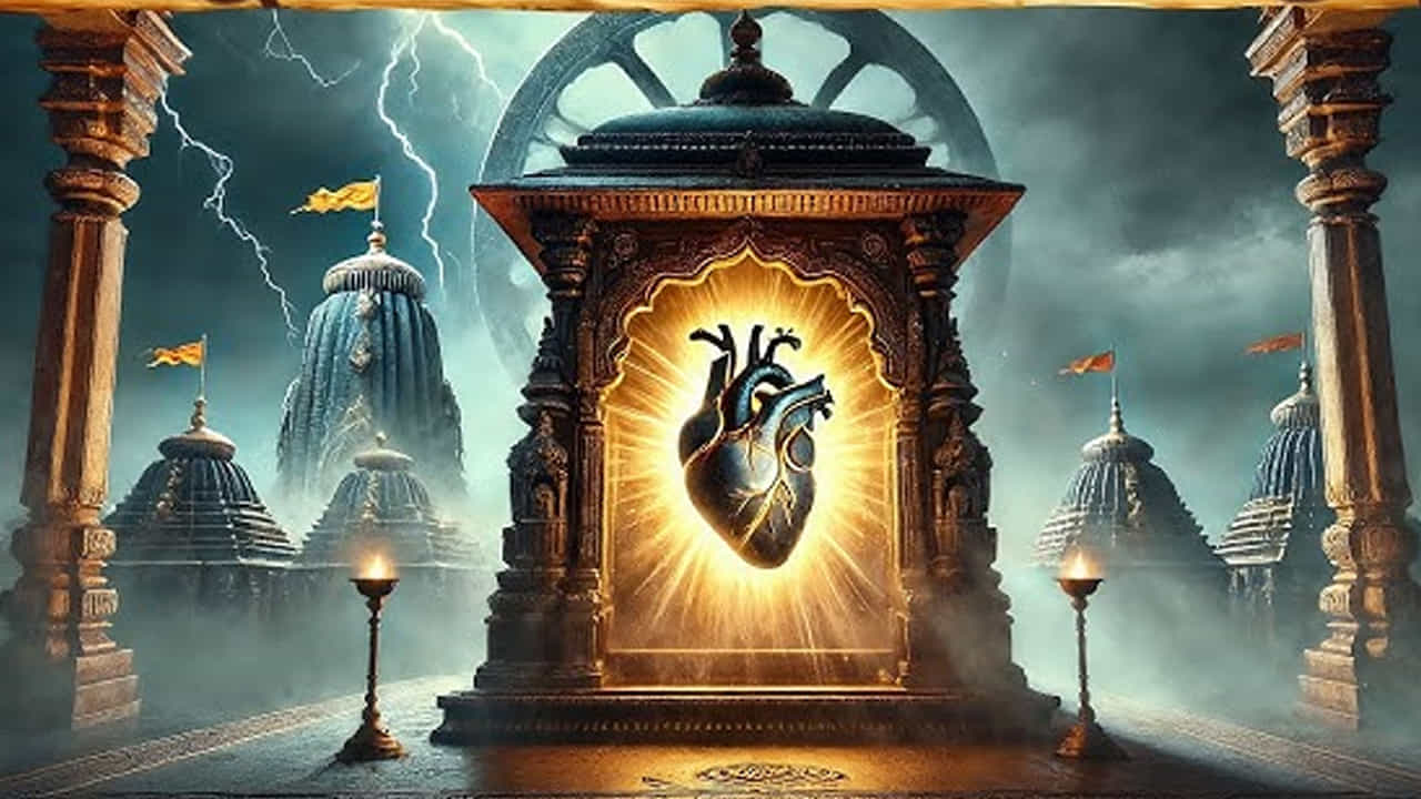 అంతే కాకుండా, ఆ గుండె సజీవంగా ఉంటూనే, ఓ కర్రలా మారిపోతుంది. తర్వాత పూరి రాజు ఇంద్రద్యుమ్నుడికి వ  శ్రీకృష్ణుడి గుండె కర్రరూపంలో వచ్చిందని కల కంటాడు. మరసటి రోజు ఆయన వెళ్లి చూస్తే అక్కడ కర్ర రూపంలో ఉన్న శ్రీ కృష్ణుడి గుండెను చూసి ఆయన ఆశ్చర్యపోతాడు. దీంతో అక్కడే శ్రీకృష్ణుడికి ఆ కర్రతో జగన్నాథ విగ్రహాన్ని తయారు చేయించి, గుడి కట్టిస్తాడు. 