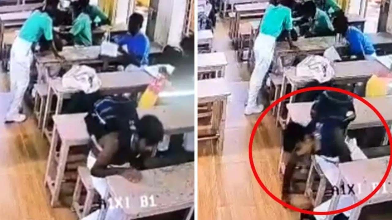 క్లాస్రూమ్లో కూర్చొన్న చోటే కుప్పకూలిన విద్యార్థి.. కళ్ల ముందే ఆగిన గుండె..!