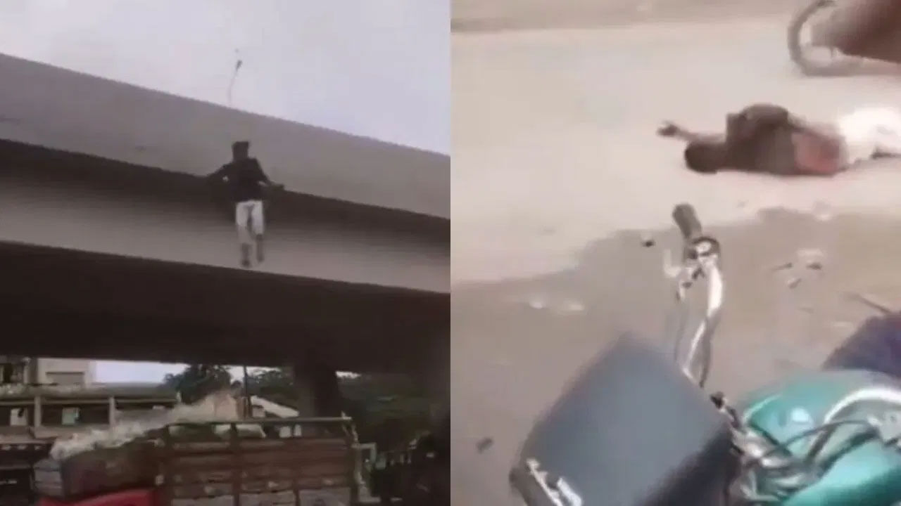 Viral Video: అంత అవసరమారా బాబు..బొక్కలు ఇరిగినట్టున్నయిగా... స్టంట్‌ రీల్‌తో హీరో కావాలనుకున్నాడు.. జీరో అయ్యాడు