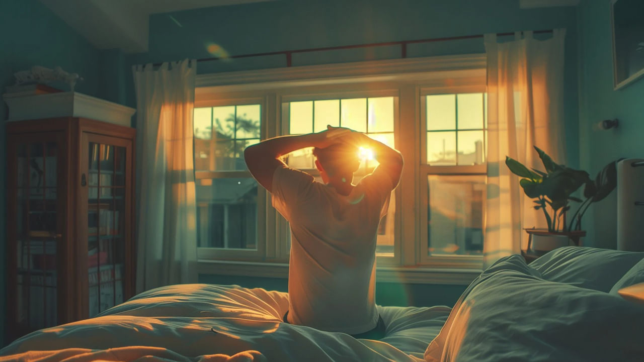 సూర్యోదయం: ఉదయం నిద్రలేచిన వెంటనే సూర్యోదయాన్ని చూడడం వల్ల.. మన శరీరానికి విటమిన్ డీ అందడంతో పాటు.. మానసిక ఆరోగ్యాన్ని మెరుగుపర్చేందుకు తోల్పడుతుంది. ఈ సూర్యకాంతి సెరోటొనిన్ అనే హార్మోన్ను రిలీజ్ చేసి.. మన మూడ్ను సెట్చేస్తుంది. దీంతో మనకు మానసిక ప్రశాంతతతో పాటు శక్తి కూడా లభిస్తుంది. అలాగే మనం రోజు మొత్తం ఉల్లసంగా ఉంటాం.