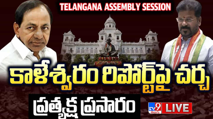 Telangana Assembly: కాళేశ్వరం ప్రాజెక్టు నివేదికపై అసెంబ్లీలో చర్చ Telangana Assembly: కాళేశ్వరం ప్రాజెక్టు నివేదికపై అసెంబ్లీలో చర్చ