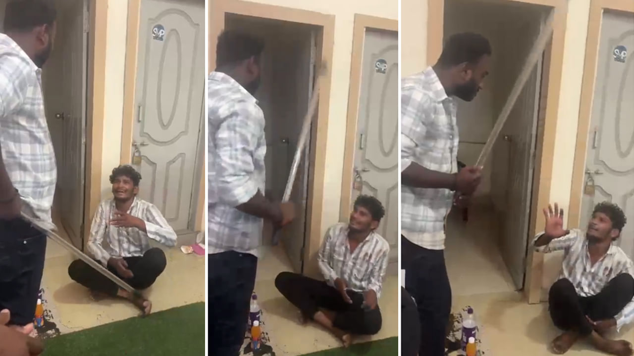 Andhra: వీళ్లు మనుషులేనా..? యువకుడిని నిర్బంధించి చావబాదారు.. ఇంతకీ ఆ లాఠీ ఎవరిది..