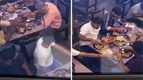 Viral Video: ఓర్నీ.. బిల్ ఎగ్గొట్టేందుకు కన్నింగ్ ప్లాన్ వేసిన గ్యాంగ్.. సీసీటీవీలో బయటపడిన బండారం.. వీడియో వైరల్..