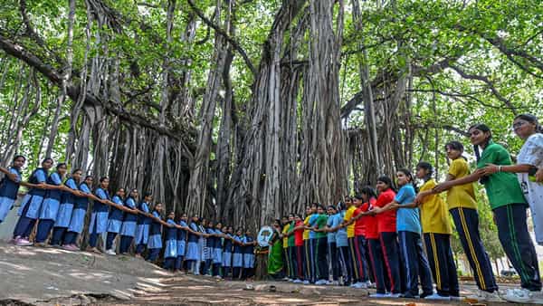 Visakhapatnam: ఆ చెట్టుకు బొట్టు పెట్టి.. హారతి పట్టి.. రాఖీ కట్టారు.. ఎందుకో తెలుసా..?