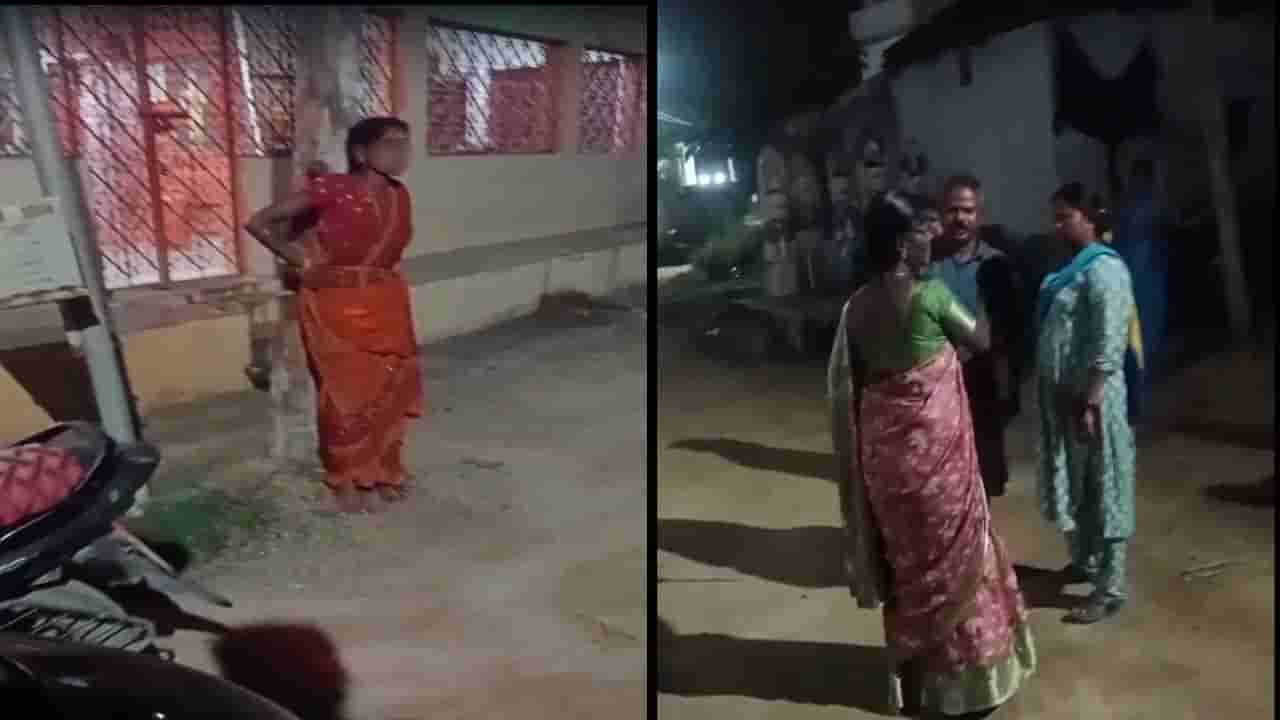 మహిళను చెట్టుకు కట్టేసి కొట్టిన సమీప బంధువులు.. ఎందుకో తెలుసా..?