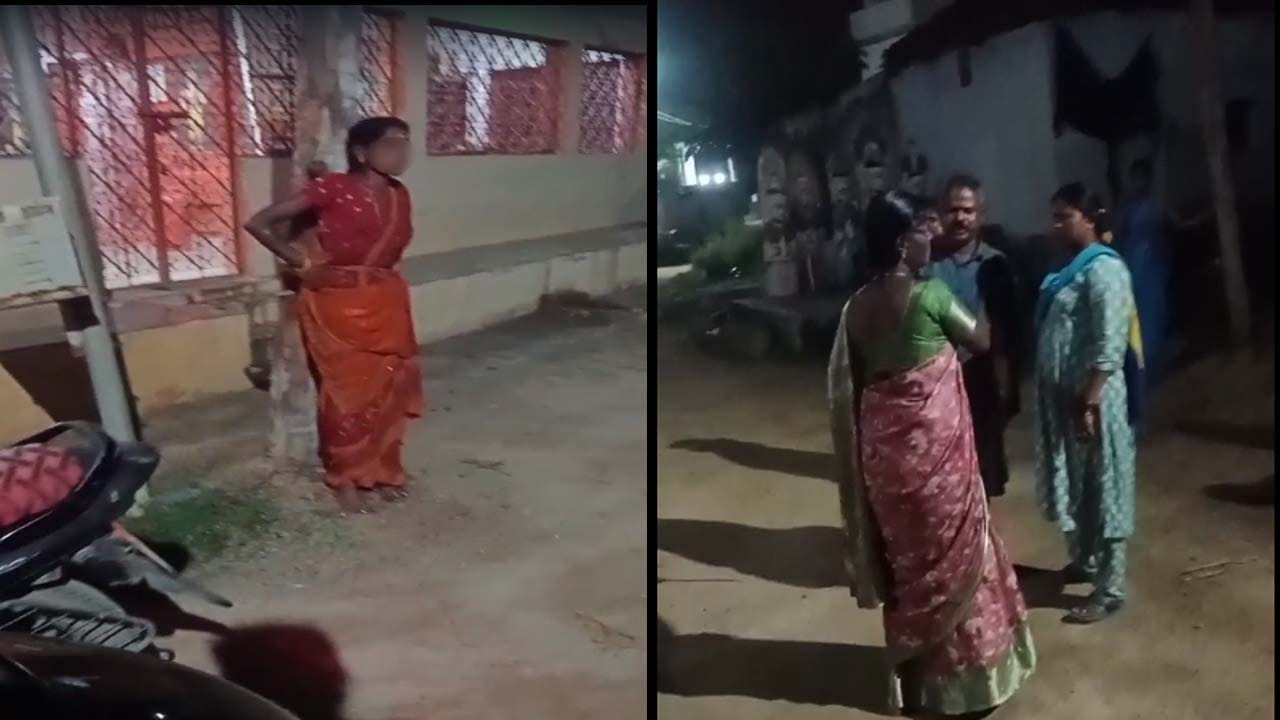 మహిళను చెట్టుకు కట్టేసి కొట్టిన సమీప బంధువులు.. ఎందుకో తెలుసా..?