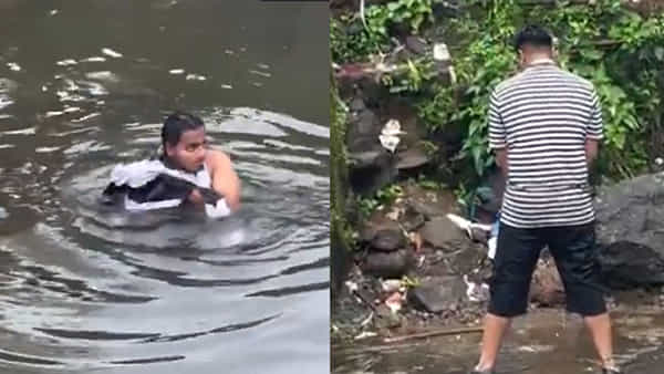 Viral Video: ఇలాంటోడు దొరికితే మీరేం చేస్తారో చెప్పండి... పిక్నిక్ స్పాట్లో స్నానాలు చేసేచోట అదేం పనిరా వెదవ...