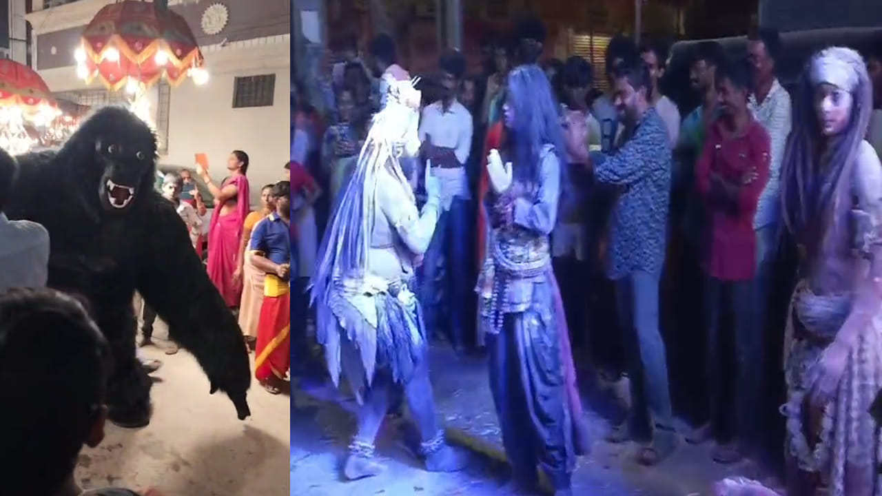 Hyderabad: వినాయకుడి దగ్గర అఘోరాల విచిత్ర విన్యాసాలు.. గూస్ బంప్స్ వీడియో