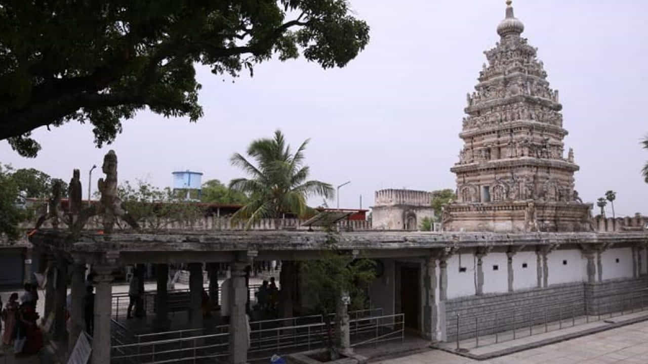 అమ్మపల్లి రామాలయాన్ని 13వ శతాబ్దంలో వేంగి రాజులు నిర్మించారు, కానీ ఈ విగ్రహం 1000 సంవత్సరాల పురాతనమైనది. ఈ ఆలయం ఏడు అంతస్తుల పెద్ద గోపురంతో అలంకరించబడింది. ఇది తెలుగు సినిమా అభిమానులలో చాలా ప్రసిద్ధి చెందింది. గోపురం ద్వారం పైన విష్ణువు నిద్రిస్తున్న భంగిమలో ఉన్న పెద్ద చిత్రం ఉంది.