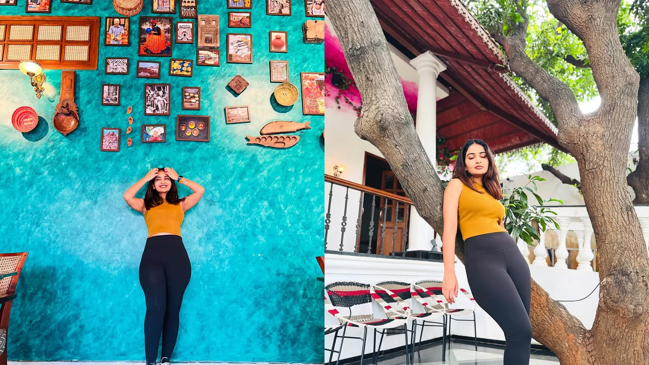 తాజాగా ఈ ముద్దుగుమ్మ తన ఇన్ స్టాలో క్రేజీ ఫొటోస్ షేర్ చేసింది. అందులో ఈ చిన్నది, బ్రౌన్ టాప్, బ్లాక్ జీన్స్ ధరించి అదిరిపోయే స్టిల్స్ ఇచ్చింది. చెట్ల మధ్య క్యూట్ ఎక్స్ ప్రెషన్స్ ఉన్న ఈ ఫొటోస్ ప్రతి ఒక్కరినీ ఆకట్టుకుంటున్నాయి.