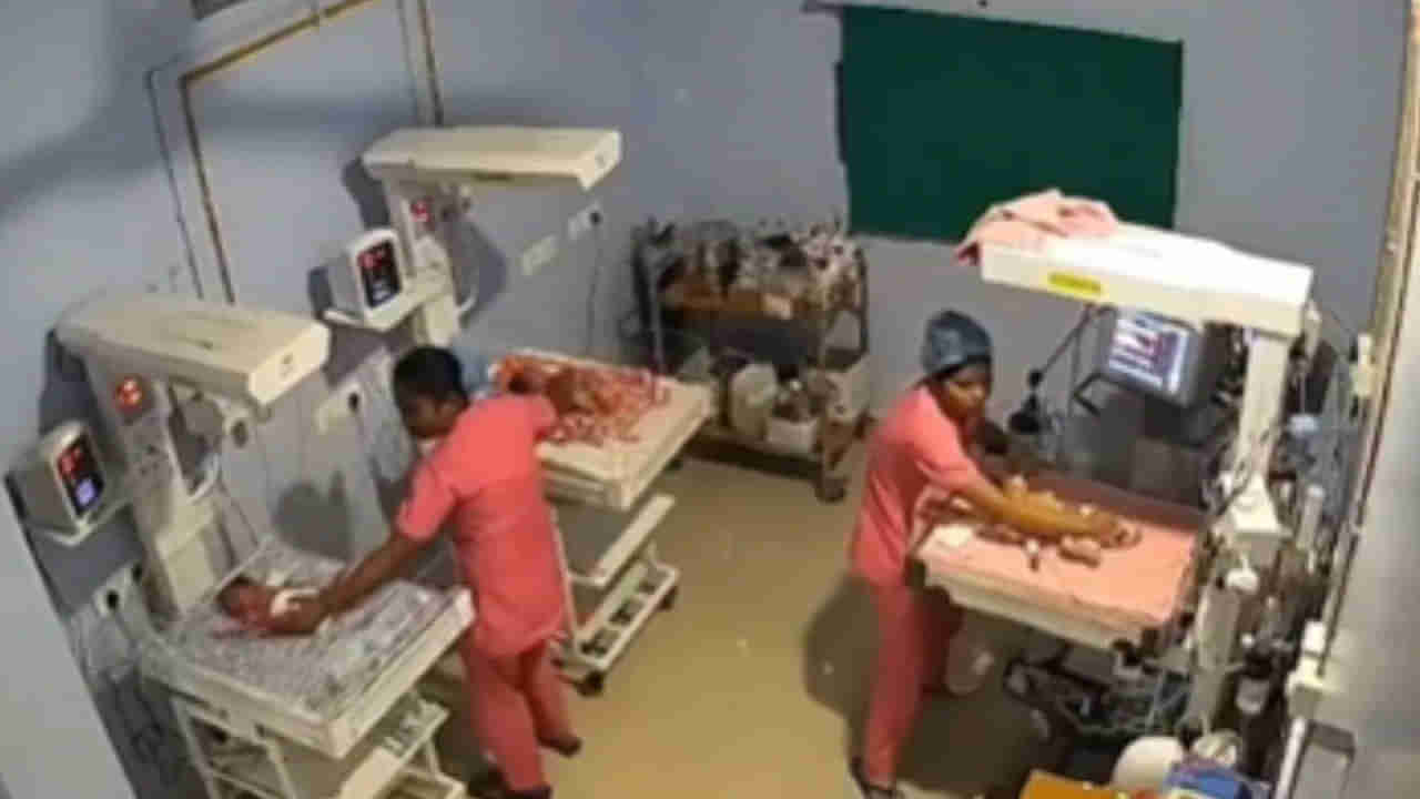 Viral Video: బలమైన భూకంపం.. నవజాత శిశువుల రక్షణ కోసం నర్సుల సాహసం..