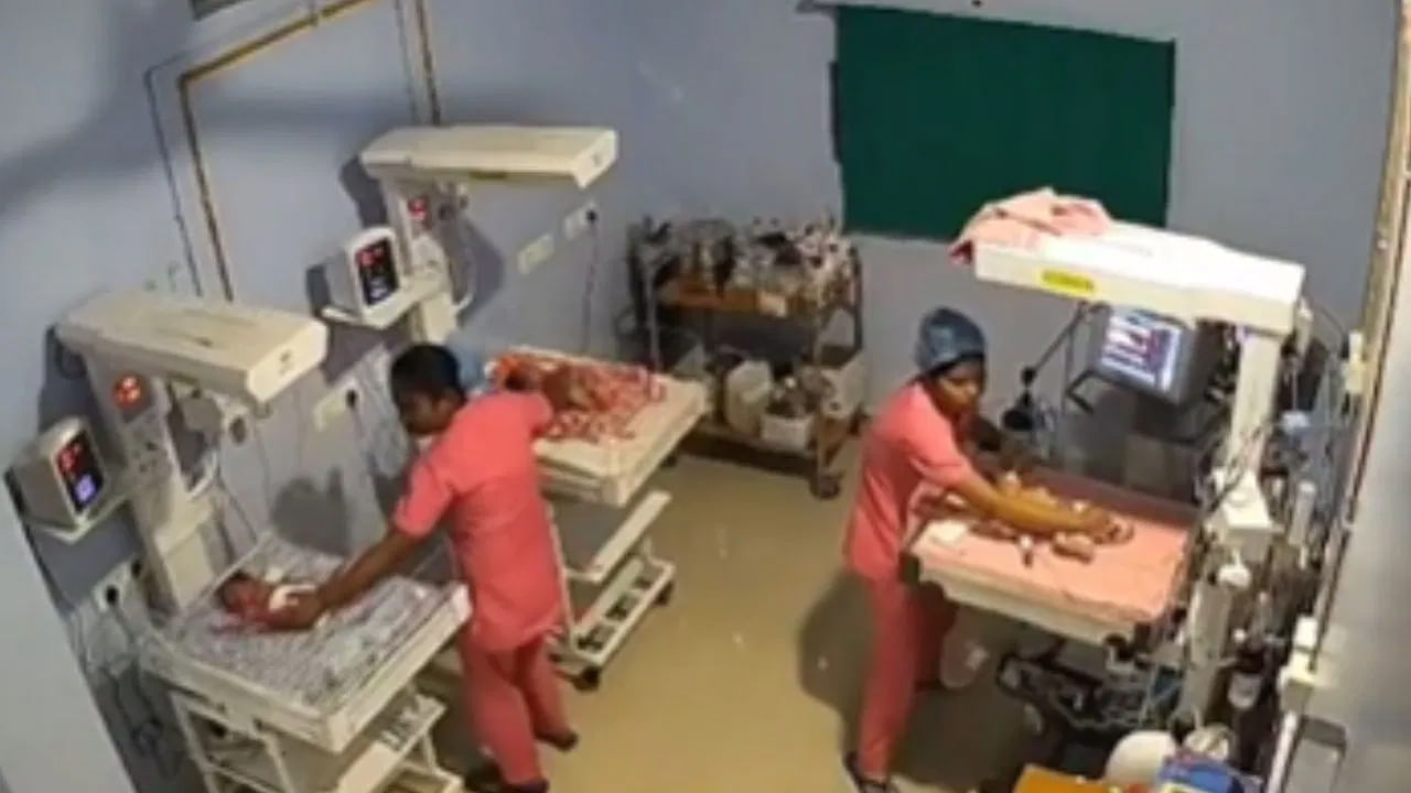Viral Video: బలమైన భూకంపం.. నవజాత శిశువుల రక్షణ కోసం నర్సుల సాహసం..