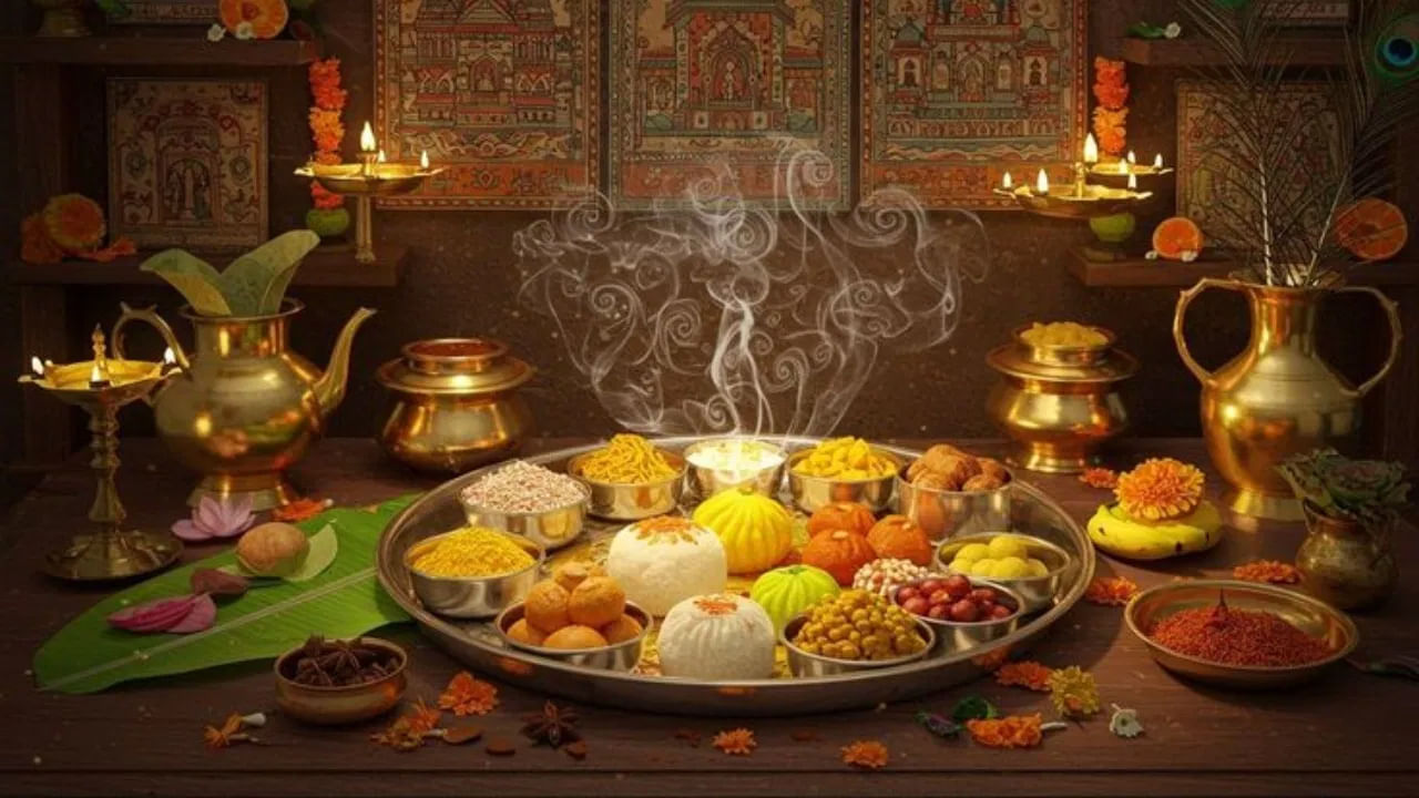 
దేవునికి నైవేద్యాలు తయారుచేసేటప్పుడు స్వచ్ఛతను కాపాడుకోవడానికి ప్రత్యేక శ్రద్ధ తీసుకోవాలని మహారాజ్ వివరించారు. నైవేద్యాలు తయారుచేసే ముందు  చేతులను బాగా కడుక్కోండి, నైవేద్యంలో ఈగ, వెంట్రుకలు లేదా ఏదైనా పడితే.. ఆ ఆహారాన్ని పారవేసే బదులుగా.. దానిని జంతువులకు లేదా పక్షులకు ఆహారంగా అందించవచ్చు అని చెప్పారు. 

