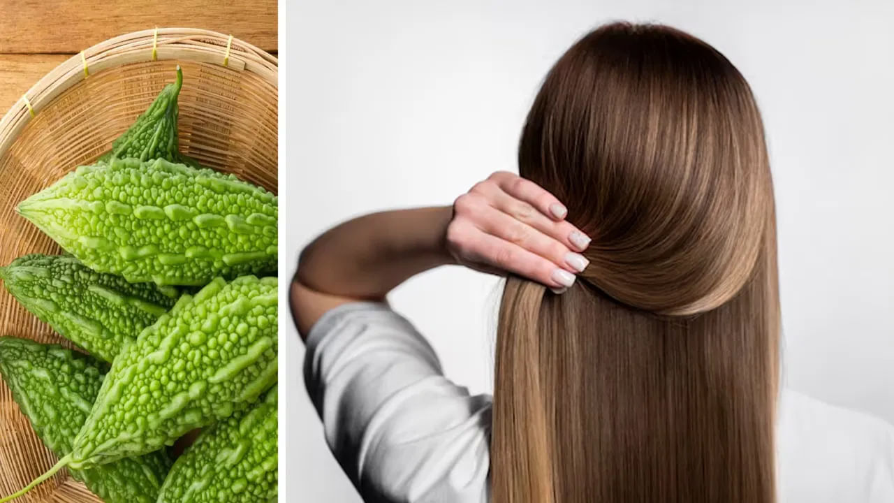 కాకరకాయ చేదుగా ఉన్న కూడా అనేక ప్రయోజనాలను అందిస్తుంది. ఇది ఆరోగ్యాన్ని మెరుగుపరచడమేకాదు చర్మం, జుట్టు సమస్యలను దూరం చేయడంలో సహాయపడుతుండి. ఈ చేదు కూరగాయను ఆయుర్వేదంలో ఔషధంగా వాడుతారు. అయితే ఇది మీ జుట్టుకు కూడా ఎంతో మేలు చేస్తుందని తెలిస్తే ఆశ్చర్యపోతారు.