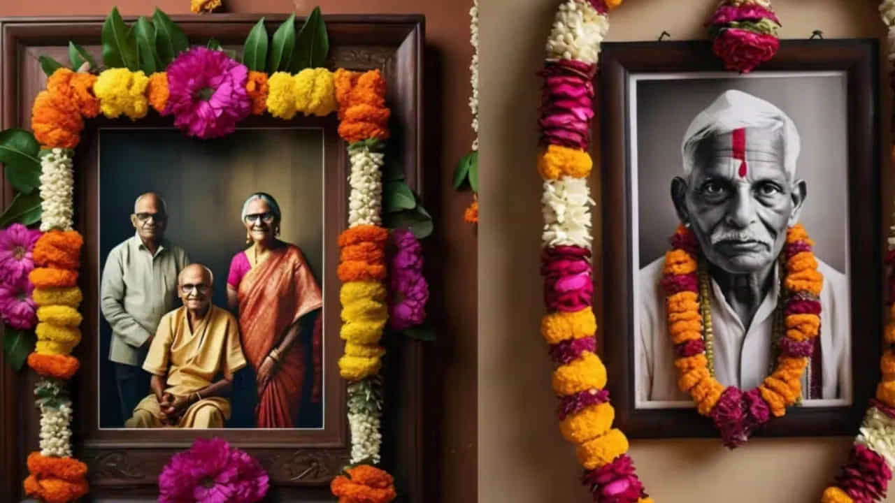 వాస్తు శాస్త్రం ప్రకారం చనిపోయిన వ్యక్తి చిత్రపటాన్ని ఇంటి మధ్యలో అంటే బ్రహ్మ స్థానంలో ఉంచకూడదు. పూర్వీకుల చిత్రపటాన్ని మెట్ల కింద లేదా స్టోర్ రూమ్లో ఉంచకూడదు. ఈ ప్రదేశాలలో పూర్వీకుల చిత్రపటాన్ని ఉంచడం ద్వారా కుటుంబ సభ్యులు సమస్యలను ఎదుర్కోవలసి ఉంటుంది.